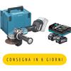 Makita GA041GM201 Smerigliatrice angolare 125MM Makita Brushless 40V - completo con batterie e caricabatterie in valigetta