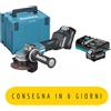 Makita GA044GM201 Smerigliatrice angolare 125MM Makita Brushless 40V - completo con batterie e caricabatterie in valigetta
