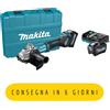 Makita GA038GT201 Smerigliatrice angolare 230MM Makita Brushless 40V - completo con batterie e caricabatterie in valigetta
