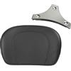 SWESGI Cuscinetto per schienale passeggero cromato Sissy Bar adatto per Harley Davidson HD Touring Model 1997-2022(P/N 52300324, 52627-09, 54247-09, 52933-97b, 52805-97B, 52723