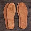 SMATLELF 1 paio solette in pelle di vacchetta per scarpe da uomo deodorante confortevole soletta in pelle casual piedi suola per scarpe basse in vera pelle di qualità