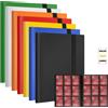 NONE Cartella per album di carte collezionabili a 9 tasche - Raccoglitore tascabile con caricamento laterale a 360° per carte da gioco e carte sportive