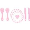 Small Foot 10890 - Set di Posate in Legno per Bambini
