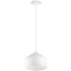 Eglo connect LED lampada a sospensione Comba-C, lampada a sospensione a 1 luce, lampada a sospensione in acciaio e plastica bianca, cambio temperatura colore (caldo, neutro, freddo), RGB, regolabile