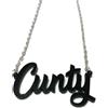 Funny Flaps Cattivo Adulti Umorismo Ciondolo Collana C Nty IN Nero 45.7cm senza Nickel Chain
