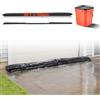 VEVOR Barriera Antiallagamento Set di Sacco di Sabbia Senza Sabbia 153x21 cm per Protezione Antiallagamento Sacchi contro Allagamento per Porte Garage Officina Cantina Set di Sacco 10 pezzi