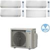Daikin Climatizzatore GARANZIA ITALIA Daikin Perfera All Seasons + Stylish Wifi Quadri Split Inverter 7000 + 7000 + 9000 + 12000 BTU con U.E. 4MXM68A Classe A+++/A++ NOVITÀ