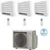 Daikin Climatizzatore GARANZIA ITALIA Daikin Serie FVXM-A Console Pavimento Perfera WiFi R32 Trial Split Inverter 9000 + 9000 + 9000 BTU con U.E. 3MXM68A9 Classe A+++/A++ NOVITÀ