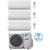 Daikin Climatizzatore GARANZIA ITALIA Daikin NEW SENSIRA Wifi Trial Split 7000 + 9000 + 9000 BTU con U.E. 3MXF52A Classe A++/A+