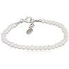 Engelsrufer bracciale per le donne argento sterlina 925 d'acqua dolce perle lunghezza 18cm (7.68) + 2 cm (0.79)