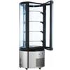FORCAR-FREDDO ARC400RC Vetrina refrigerata ventilata rotonda con illuminazione led - capacità 400 lt