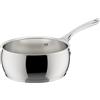 Lagostina Orchestra Casseruola Con Manico Lungo In Acciaio Inox 18/10 Ø 18 cm, Fondo Lagotherm 3 Strati, Effetto Specchio Esterno e Interno Satinato, per Tutte le Fonti di Calore
