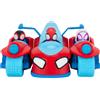 SPIDEY Spider-man veicolo deluxe 24 cm - 3 in 1 trasformabile in moto e jet