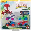 SPIDEY, MARVEL Confezione 4 veicoli dino die-cast metal spidey - marvel