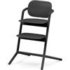 CYBEX Gold LEMO Seggiolone, Per Crescere Insieme a Voi, Da 3 a 99 Anni, Utilizzabile dalla Nascita con gli Attacchi Separati, Alluminio/Plastica, Stunning Black (Nero)