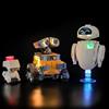 BRIKSMAX Illuminazione a LED per LEGO Disney WALL-E e EVE 43279, set di luci compatibili per mattoncini da costruzione, senza set Lego, luce decorativa di alta qualità per modellismo, decorazione