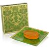 Ortigia Sicilia Lime di Sicilia Glass Plate and Soap 40gr