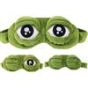BetterJonny Mascherina per Dormire Donna Bambini, BetterJonny 3D Rana Mascherina Occhi per Dormire Benda Occhi per Dormire Bambini Rana Maschera per Dormire per Donne Bambini Uomini (Verde)