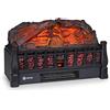 Klarstein Camino Elettrico, Caminetto Elettrico 1800 W, Camino Finto a Riscaldamento Elettrico a Basso Consumo, Fuoco Finto LED, Spazio per Legna, Termocamino con Telecomando, Termostato e Timer