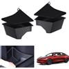 GAFAT Nuovo Tesla Model 3 Highland 2024 2025 Organizer per Bagagliaio, Contenitore in TPE Impermeabile per lato del Bagagliaio, con Coperchio Floccato, Accessori Tesla Model 3 [2 Pezzi]