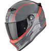 Scorpion Casco Moto Integrale Scorpion COVERT-FX DANKO Grigio Rosso