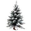 Giocoplast Natale Albero di Natale Innevato val Gardena 45 cm da Interno con Base in Juta