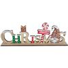 Giocoplast Natale Scritta Christmas in Legno 30x11cm Giocoplast Decorazione Natalizia