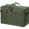 KYSUN Borsa da Viaggio Pieghevole Extra Grande, Grande Capacità Borsa da Viaggio Duffel, Leggera e Impermeabile Sopra i Bagagli, per Compagnia Aerea, Viaggi, Campeggio, Traslochi, 70 * 35 * 48cm, Verde