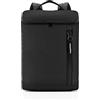 reisenthel overnighter-backpack M - zaino sportivo-elegante, scomparto per laptop, idrorepellente, Couleur:black