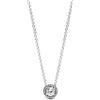 PANDORA Timeless Collana rotondi brillanti in argento con zirconia cubica trasparente, Collana Rotonda