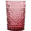 Zafferano 27 cl - Provenzale Bicchiere Acqua in Vetro - Set 6 Pezzi