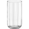 Bormioli Luigi 45 cl - Jazz Bicchiere Bibita in Vetro - Set 4 Pezzi