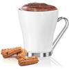Bormioli Rocco 23.5 cl - Aromateca Tazza Cappuccino in Vetro - Set 4 Pezzi