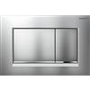 Geberit, Placca di comando Sigma30 115.883.JQ.1, per risciacquo a 2 quantità, colore cromo opaco, cromo 115883JQ1
