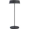 No Brand Lampada da tavolo 901 c/aggancio magnetico alluminio nero Palmina
