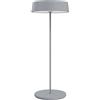 No Brand Lampada da tavolo 901 c/aggancio magnetico alluminio grigio Palmina
