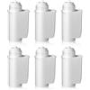 Huifoo Filtro dell'acqua per Siemens EQ Serie EQ EQ6 EQ9 EQ700, ricambio per filtro acqua brita intenza TZ70033, Bosch TCZ7003, regolazione della durezza dell'acqua (6 pezzi)