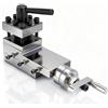 Natudeco Post Vice Morsetto Heavy-Duty Morsa da Banco Strumento Per Tornio Cambio Rapido 2 Vie Mini 50x50mm Per La Lavorazione del Legno Lavorazione dei Metalli 0618 7inx10in 12in 14in