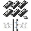 Jiayi Chiudiporta Armadio Magnets, 6 Pack Ultra Sottile Magnetico porta di Chiusura per Armadio, Nero Magneti Cassetto di Chiusura per Armadio Magneti di Chiusura per Mobili Armadio porta di Chiusura