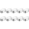 QUARKZMAN 10pz Chiave a Piuma Estremità Rotonda, 8x7x16mm Chiavette Elastiche Acciaio Inossidabile Professionale Chiavetta Parallela per Albero Trasmissione per Industria Meccanica Fissaggi