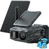 Xega 2K Telecamera Solare 4G con Scheda SIM 2 Pannelli Solari,senza WiFi | Fototrappola 4G senza Fili,Rilevazione Movimento,Visione Notturna Senza Luce,Rotazione 200°,Allerte in Tempo Reale App,IP66