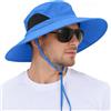 EINSKEY Cappello Pescatore Uomo, Unisex con Tesa Larga Bucket Hat Estivo Anti UV per Trekking, Spiaggia, Campeggio, Caccia, Ciclismo, Safari