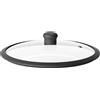 GUZZINI Coperchio in Vetro Curvo D 28 Cm Cook&Color Nero