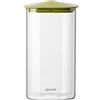 GUZZINI Barattolo Rettangolare Fresh & Style 1.300 Ml Vetro Tappo Verde