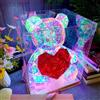 BONTURI CASA HOME DECORATION Teddy Bear Gift Box 20 x 19 x 25 Cm 150 Leds Usb Battery