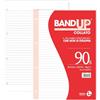 BM BeMore - Blocco Collato Bandup L/L Rinforzato con fori 0106434 - Blocco Collato Formato A4 - Rigatura 1R, Righe senza Margini - 40 Fogli - Confezione 10 Pezzi