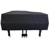 TOOSOAR Copertura Impermeabile per Pianoforte a Coda,Fodera in Cotone Spesso,Decorazione di Accessori,Nero,160cm