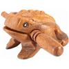 Lwuey Rana di Legno Fortunata - Guiro Rana Rilevatore di Legno con il Maglio Thailandia Artigianato Tradizionale per Musica,Decorazione Dell'ufficio,Appartamento(10,6 cm)