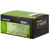 Lexmark Toner Nero 802K 80C20K0 1000 Pagine Cartuccia Di Stampa Riutilizzabile Originale
