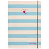 Matilda Moo - Taccuino Oro Rosa - A5 a Righe - Blu
